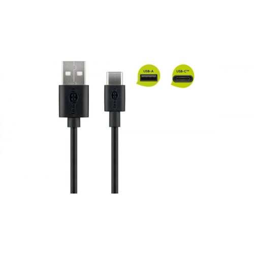 USB kábel -USB3.1 - Type-C 2m (Goobay, 59122)