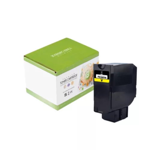 Utángyártott LEXMARK CS725/CX725 toner yellow 12 000 oldal kapacitás SCC /74C2HY0/