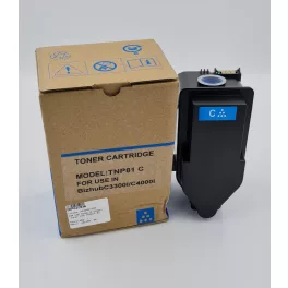   Utángyártott MINOLTA C3300i TNP81Y toner Yellow 9000 oldal kapacitás  RZ