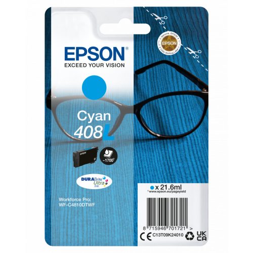 Epson T09K2 Tintapatron Cyan 21,6ml No.408L