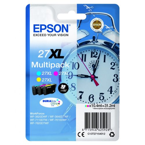 Epson T2715 Tintapatron MultiPack 31,2ml No.27XL