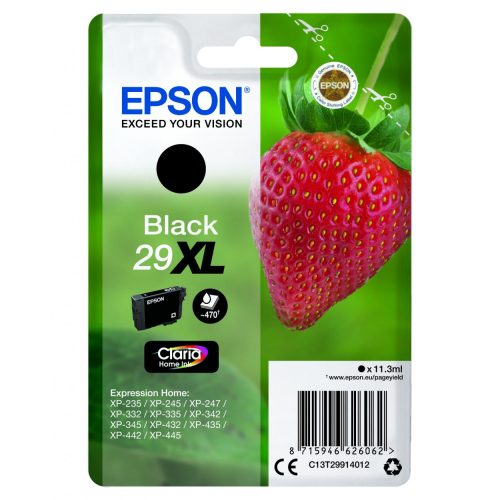 Epson T2991 Tintapatron Black 11,3ml No.29XL