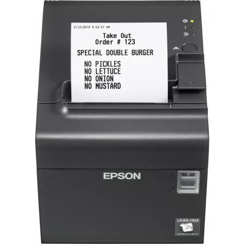 Epson TM-L90LF (682) mono hőpapíros védőfólia nélküli címke nyomtató