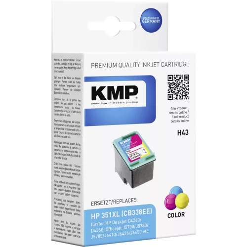 Utángyártott HP CB338EE Tintapatron Color No.351XL KMP