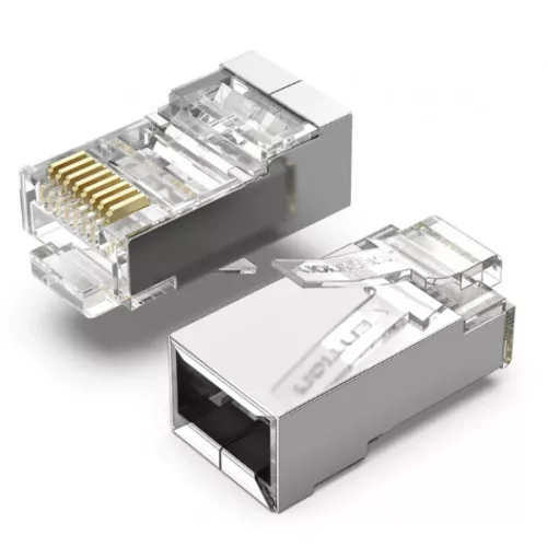 Vention UTP (Cat.6A ,RJ45,átlátszó) 50db, csatlakozó