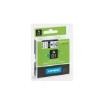 DYMO D1 45013 f.szalag 12mm x 7m fehér-fekete (Eredeti)