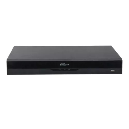 Dahua NVR Rögzítő - NVR5216-EI2 (16 csatorna, H265+, 32MP, 448Mbps, HDMI+VGA, 2xUSB, 2xSata, AI)