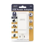 Delight USB-A 20W + Type-C (USB-C)  PD45W adapter 65W (55042), DC 5-20V, gyorstöltéssel, fehér