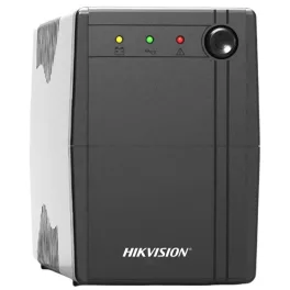   Hikvision Szünetmentes  600VA - DS-UPS600 (2 Schuko, line-interaktív, fekete)