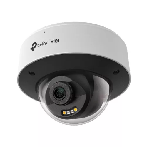 TP-Link IP dómkamera - InSight S285 (FullColor, 8MP, 4mm, IP67, IK10,  H265+, LED+IR30m, PoE, mikr., hangsz.; fém ház)