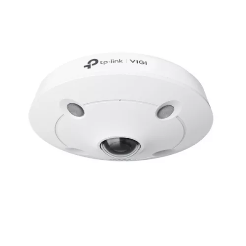 TP-Link IP dómkamera fisheye - InSight S655I (5MP, 1.44mm 360°, IK10, IP67, H265+, IR10m, 12VDC/PoE, mikrofon, hangsz.)