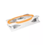 Be Quiet! Cooler 12cm - LIGHT WINGS WHITE 120mm PWM Triple Pack (RGB, 1700rpm, 20,6dB, fehér)