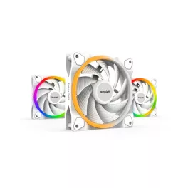   Be Quiet! Cooler 12cm - LIGHT WINGS WHITE 120mm PWM high-speed Triple-Pack (RGB, 2500rpm, 31dB, fehér)