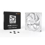 Be Quiet! Cooler 14cm - PURE WINGS 3 White 140mm PWM (1200rpm, 21,9dB, fehér)