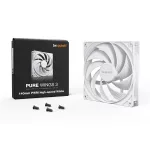 Be Quiet! Cooler 14cm - PURE WINGS 3 White 140mm PWM high-speed (1800rpm, 30,5dB, fehér)