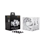 Be Quiet! Cooler 12cm - PURE WINGS 3 120mm PWM Reverse W 3-Pack (1500rpm, 28,5dB, fehér)