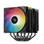 DeepCool CPU Cooler - AG620 BK ARGB V2 (29,4 dB; max, 115,32 m3/h; 4pin csatlakozó, 6 db heatpipe, 12cm, PWM, LED)