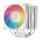 DeepCool CPU Cooler - AG620 WH ARGB V2 (29,4 dB; max, 115,32 m3/h; 4pin csatlakozó, 6 db heatpipe, 12cm, PWM, fehér)