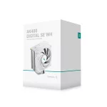 DeepCool CPU Cooler - AK400 DIGITAL SE WH (28 dB; max, 117,21 m3/h; 4pin csatlakozó, 4 db heatpipe, 12cm, PWM)