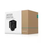 DeepCool CPU Cooler - AK500 Digital (28dB; max, 117,21 m3/h; 4pin csatlakozó, 5 db heatpipe, 12cm, PWM, fekete)