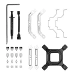 DeepCool CPU Cooler - AK500 WH (31,5 dB; max, 88,75 m3/h; 4pin csatlakozó, 5 db heatpipe, 12cm, PWM)