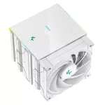 DeepCool CPU Cooler - AK620 DIGITAL SE WH (28 dB; max, 117,21 m3/h; 4pin csatlakozó, 6 db heatpipe, 2x12cm, PWM, RGB)