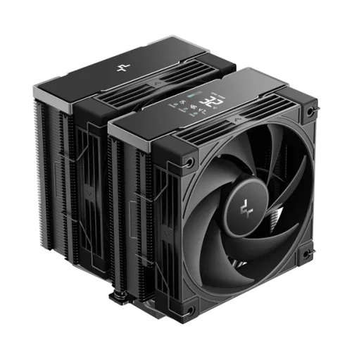 DeepCool CPU Cooler - AK620 G2 DIGITAL NYX (28 dB; max, 98,13 m3/h; 4pin csatlakozó, 6 db heatpipe, 2x12cm, PWM)