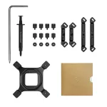 DeepCool CPU Cooler - AK620 G2 DIGITAL NYX (28 dB; max, 98,13 m3/h; 4pin csatlakozó, 6 db heatpipe, 2x12cm, PWM)