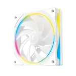 DeepCool Cooler 12cm - FL12 SE WH (3in1) (28.67dB; max.86,20 m3/h; 3x12cm, 3pin; hydro bearing, ház hűtésre, RGB, PWM)