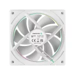 DeepCool Cooler 12cm - FL12 SE WH (3in1) (28.67dB; max.86,20 m3/h; 3x12cm, 3pin; hydro bearing, ház hűtésre, RGB, PWM)