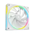DeepCool Cooler 12cm - FL12 SE WH (3in1) (28.67dB; max.86,20 m3/h; 3x12cm, 3pin; hydro bearing, ház hűtésre, RGB, PWM)