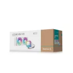 DeepCool CPU Water Cooler - LE240 WH V2 (max 31,6dB; max. 128,93 m3/h; 2x12cm, A-RGB LED, fehér)