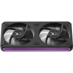 Formula Cooler 12cm - 2db Air Fusion 2 BK (33,46dB,max.42.65 CFM, PWM4-Pin+ARGB3-Pin, hydro bearing, ház hűtésre, ARGB)