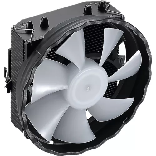 Formula CPU Cooler - Astral Plus FRPW 4P (17-34dB, 4pin csatlakozó, 4 db heatpipe, 9cm, PWM, FRGB)