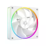 ID-Cooling Cooler 12cm - AF-127-ARGB-W (29,9dB, max. 132,52 m3/h, 4pin, PWM, 12cm, ARGB LED, fehér)