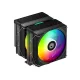 ID-Cooling CPU Cooler - FROZN A620 PRO SE ARGB (27,2dB; max 98,54 m3/h; 4Pin csatlakozó, 6 db heatpipe, 2x12cm, PWM)