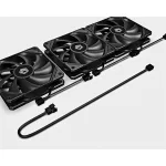 ID-Cooling CPU Water Cooler - FX240 PRO (25dB; max. 140,16 m3/h; 2x12cm, fekete)