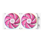ID-Cooling CPU Water Cooler - FX240 INF PINK (29.9dB; max. 132,52 m3/h; 2x12cm, A-RGB, rózsaszín)
