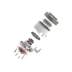 ID-Cooling CPU Water Cooler - FX240 INF WHITE (27.2dB; max. 98,54 m3/h; 2x12cm, A-RGB, fehér)