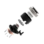 ID-Cooling CPU Water Cooler - FX240 INF WHITE (27.2dB; max. 98,54 m3/h; 2x12cm, A-RGB, fehér)