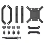 ID-Cooling CPU Water Cooler - FX240 INF (27.2dB; max. 98,54 m3/h; 2x12cm, A-RGB, fekete)