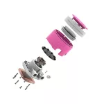 ID-Cooling CPU Water Cooler - FX360 INF PINK (29.9dB; max.132,52 m3/h; 3x12cm, A-RGB, rózsaszín)