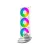 ID-Cooling CPU Water Cooler - FX360 INF WHITE (27.2ddB; max. 98,54 m3/h; 3x12cm, A-RGB, fehér)