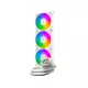 ID-Cooling CPU Water Cooler - FX360 INF WHITE (27.2ddB; max. 98,54 m3/h; 3x12cm, A-RGB, fehér)