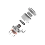 ID-Cooling CPU Water Cooler - FX360 INF WHITE (27.2ddB; max. 98,54 m3/h; 3x12cm, A-RGB, fehér)