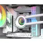 ID-Cooling CPU Water Cooler - FX360 INF WHITE (27.2ddB; max. 98,54 m3/h; 3x12cm, A-RGB, fehér)