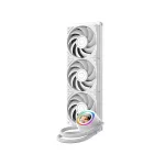 ID-Cooling CPU Water Cooler - FX360 LCD PE WHITE (34.3dB; max.150,78 m3/h; 3x12cm, fehér)