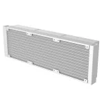 ID-Cooling CPU Water Cooler - FX360 LCD PE WHITE (34.3dB; max.150,78 m3/h; 3x12cm, fehér)