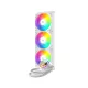 ID-Cooling CPU Water Cooler - FX360 LCD WHITE (27.2dB; max.98,54 m3/h; 3x12cm, A-RGB, fehér)