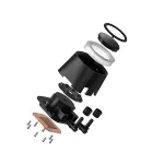 ID-Cooling CPU Water Cooler - FX360 LCD (27.2dB; max.98,54 m3/h; 3x12cm, A-RGB, fekete)